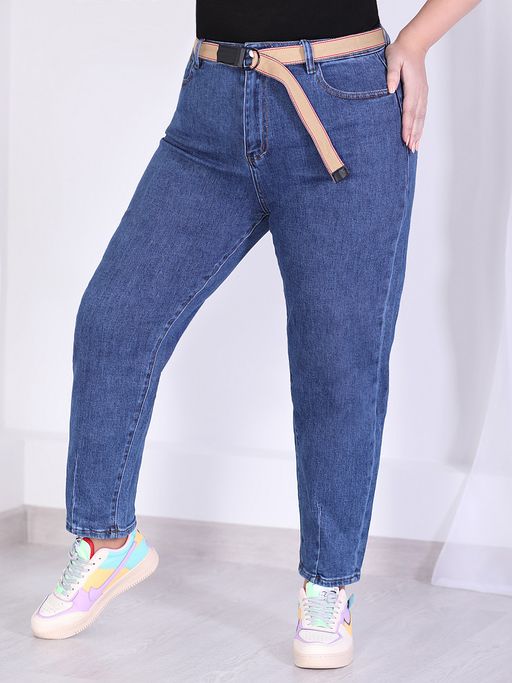 Джинсы женские зауженные синие - Almond фото 2