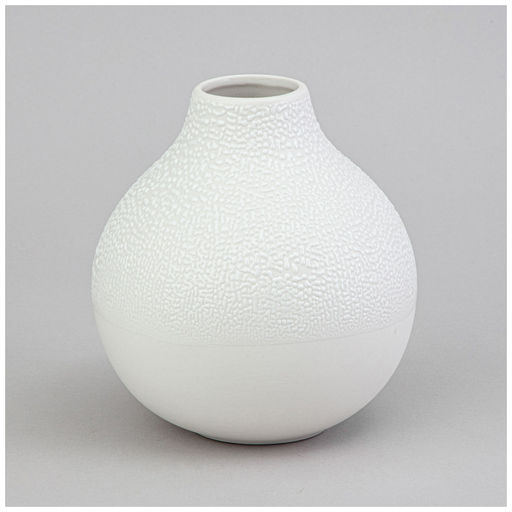 ВАЗА КОЛЛЕКЦИЯ ЖЕМЧУЖИНА 12*12*13,2СМ ЦВЕТ: БЕЛЫЙ - Lefard фото 3