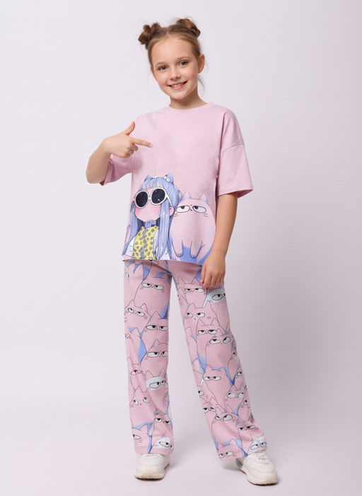 Пижама "Друзья" розовый