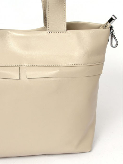 Сумка женская натуральная кожа RM-SH-8203, 1отд+карм/перег, плечевой ремень, бежевый SALE 261760 - Adelia фото 4