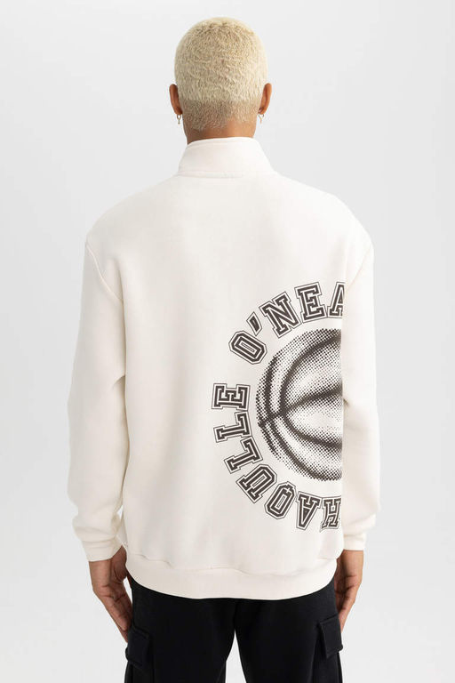 DeFactoFit Shaquille ONeal толстый свитшот стандартного кроя  фото 9