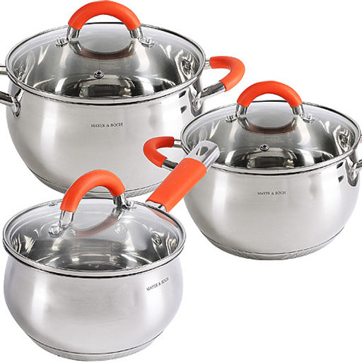 30994 Набор посуды 6пр 2+3,7+6,7 л MB (х4)