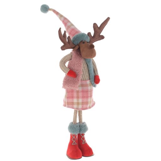 Игрушка набивная "Олень", L14 W12 H53 см, 2в.