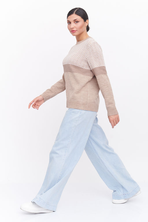 Джемпер Д 3223/бежевый (1390) - Текстильная мануфактура фото 6