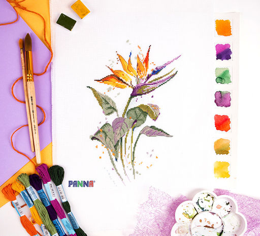 Набор для вышивания PANNA C-1936 Стрелиция 20 х 30 см