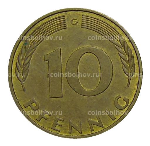10 пфеннигов 1989 года G Германия
