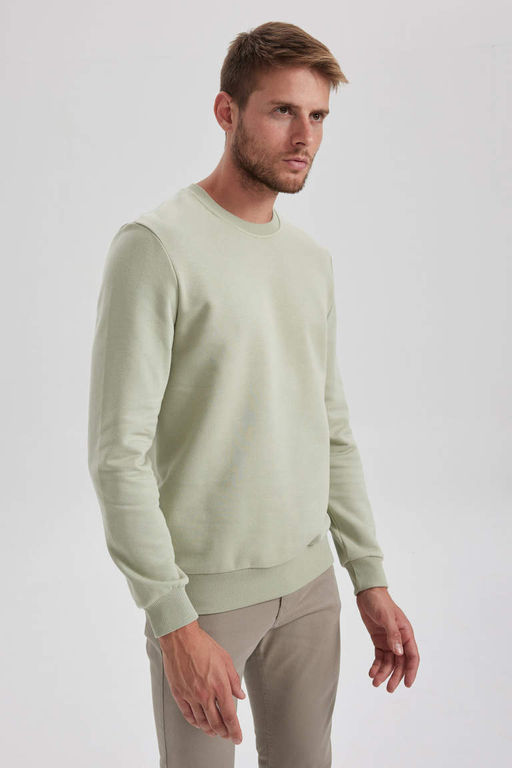 Базовая толстовка стандартного кроя - Defacto фото 4