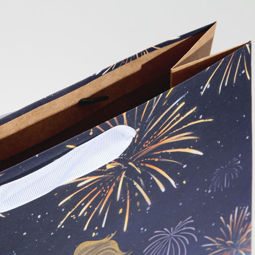 Пакет крафтовый вертикальный Тепло рядом, L 31 40 11.5 см - Дарите счастье фото 5