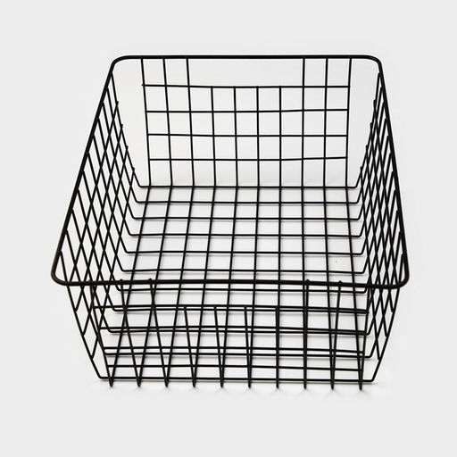 Корзина для хранения Доляна «Эрин», 36×27×14 см, чёрная