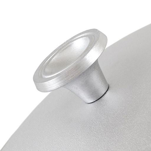 Кастрюля-жаровня алюминиевая 4л, д36см, h11см, литая, металлическая жаропрочная крышка (Россия)