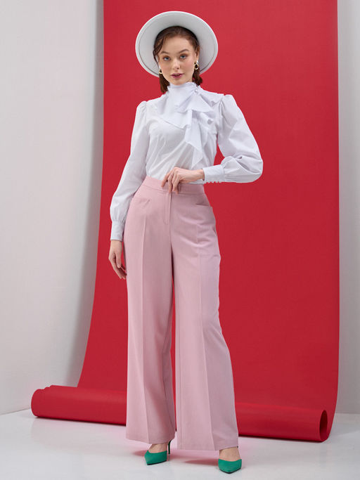 Блузка с жабо - Tantino фото 16