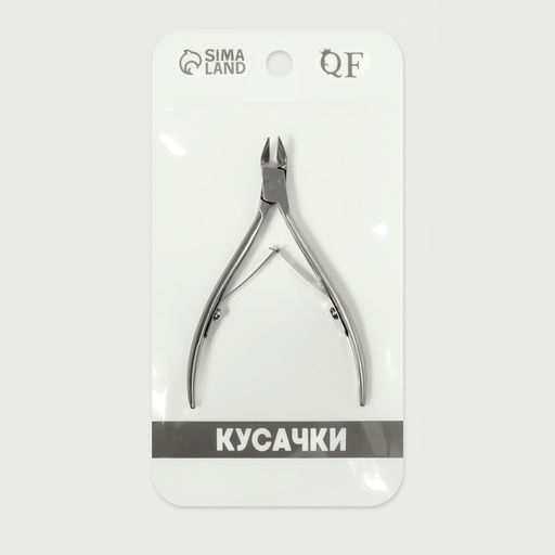 Кусачки педикюрные, 2 пружины, 10.5 см, длина лезвия-12 мм