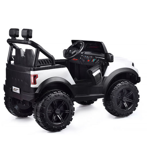 Электромобиль "Профи" на аккумуляторе, с р/у управлением, в коробке (белый)