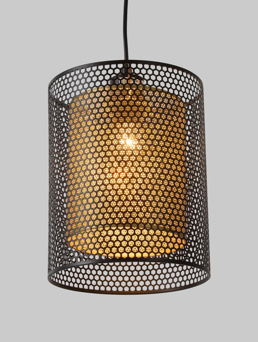 Светильник подвесной 10282/1, 1хE27, 60 Вт, чёрный