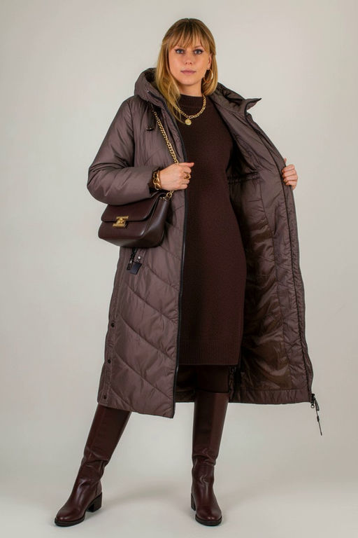 Куртка верблюжья шерсть арт.2285, Евро-зима