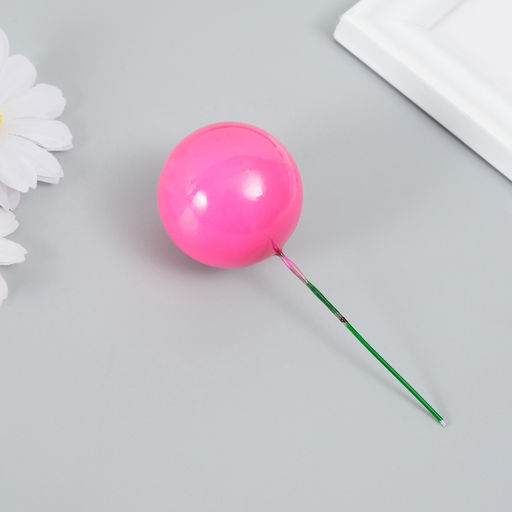 Декор для творчества «Шарики фуксия», d=2; 3; 3.5 и 4 см, набор 20 шт.