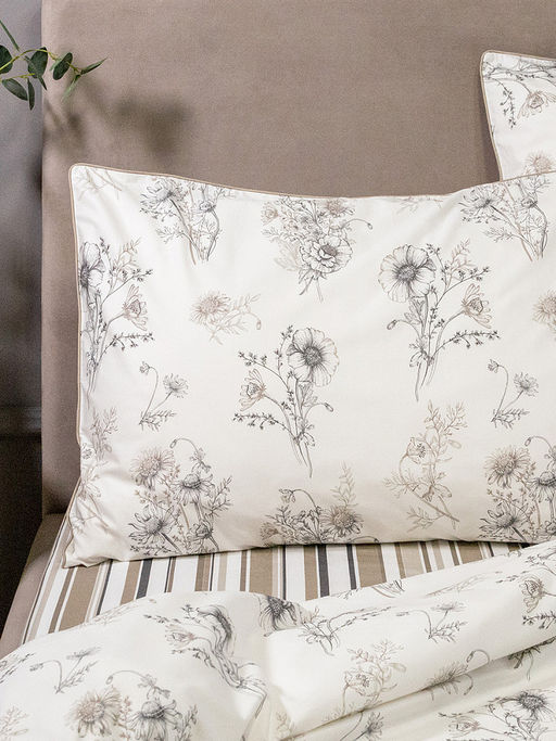 Комплект постельного белья 2-спальный белый твил