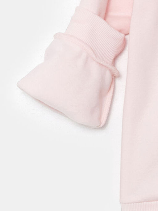 Bisiklet Yaka Bask?l? K?z ?ocuk Sweatshirt - Waikiki фото 3