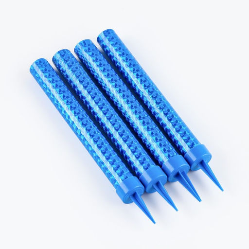 Свечи фонтаны в торт «Голубые искры», 4 шт., 12 см, горение 30 сек.