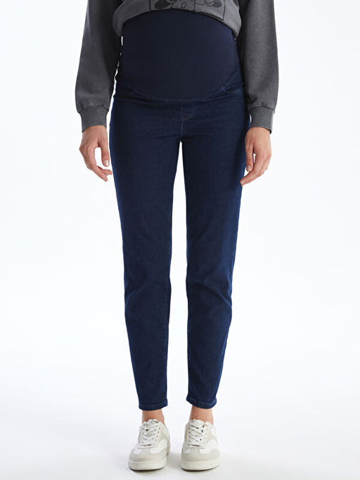 Kar?n Panelli Slim Mom Hamile Jean Pantolon