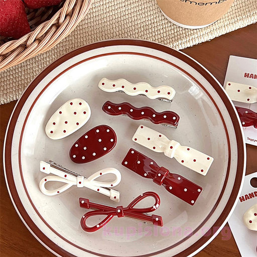 Набор заколок для волос Red peas - Купи слона фото 2