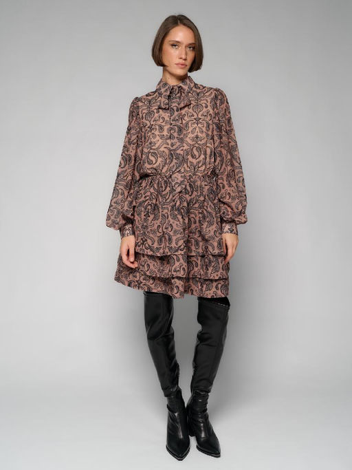 Платье женское 12411-35145 multicolor-beige - Eleganzza фото 2