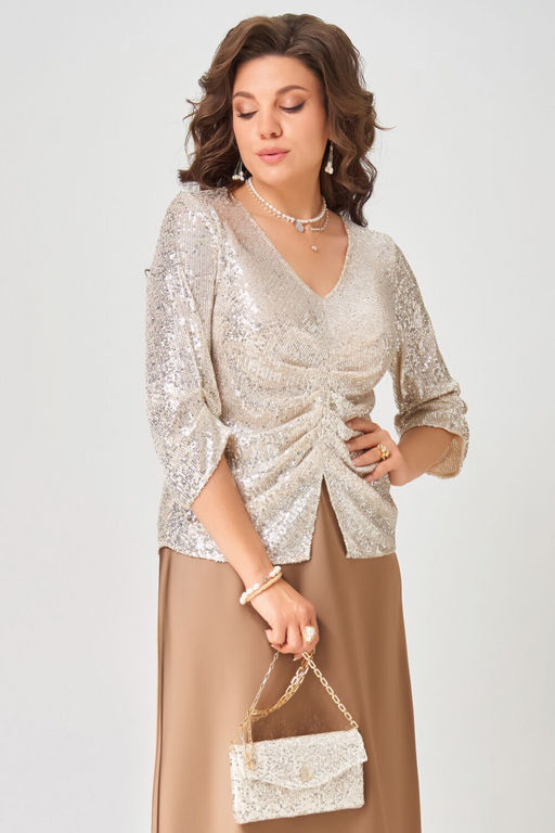 Комплект FITA 20781 золотисто-бежевый  фото 3