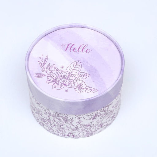 Набор шляпных коробок 3 в 1 «Сирень», 16×10.14×9.13×8.5 см