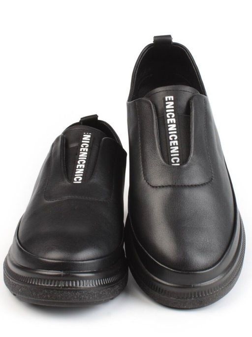 03-5315 BLACK Полуботинки женские (натуральная кожа)