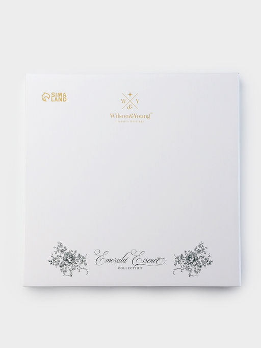 Тарелка глубокая WY Emerald Essence, 200 мл, d=21.5 см, фарфор, белая