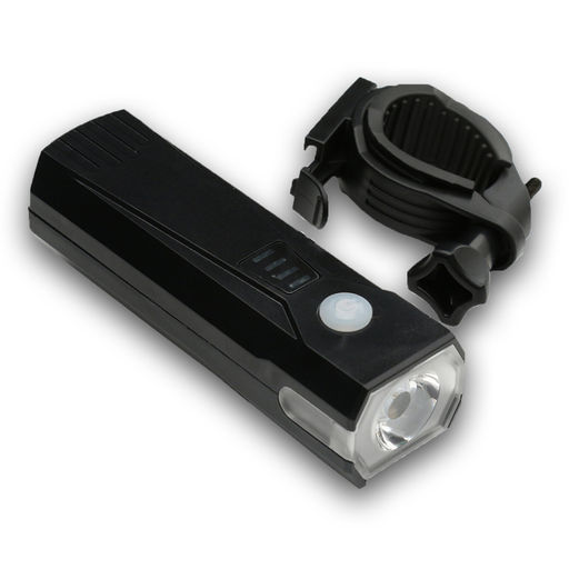 Фонарь велосипедный аккумуляторный, 300 лм,2000 мАч, 5 Вт,LED,3 режима,с сигналом, черный - Simaland фото 2