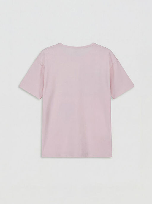 Bisiklet Yaka Nak??l? K?z ?ocuk Ti??rt