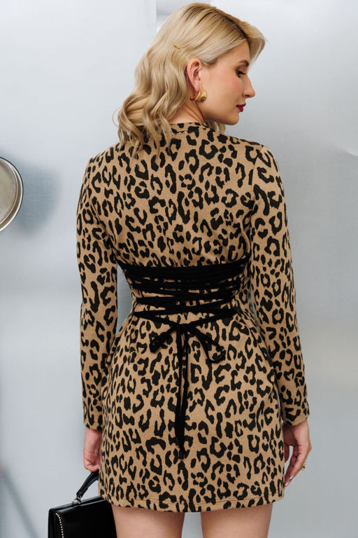 Платье KOKOdea 8.46 леопард  фото 4
