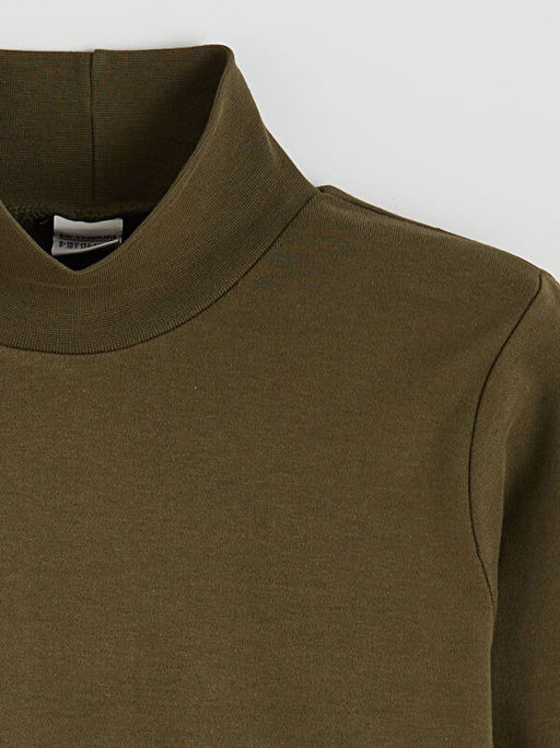 Yar?m Bal?k?? Yaka Basic Erkek ?ocuk Ti??rt