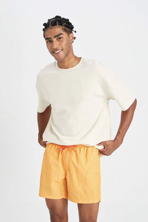 Моющиеся короткие шорты для плавания на сетчатой подкладке - Defacto фото 3