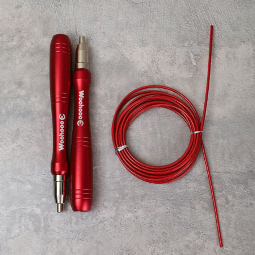Скакалка скоростная Woohooo Tsunami Pro / длина 3m / Red / уп48 / Вес 190g - ГалеонТрейд фото 2