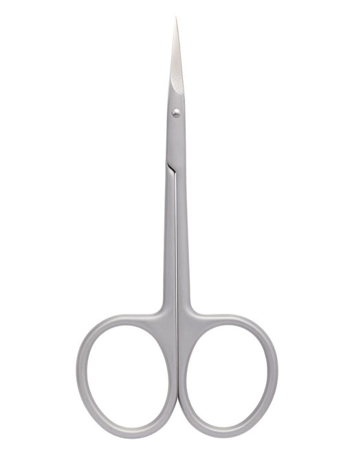 Frau Finger Ножницы маникюрные для кутикулы изогнутые / Premium PS 27, матовые, ручная заточка, 10 см