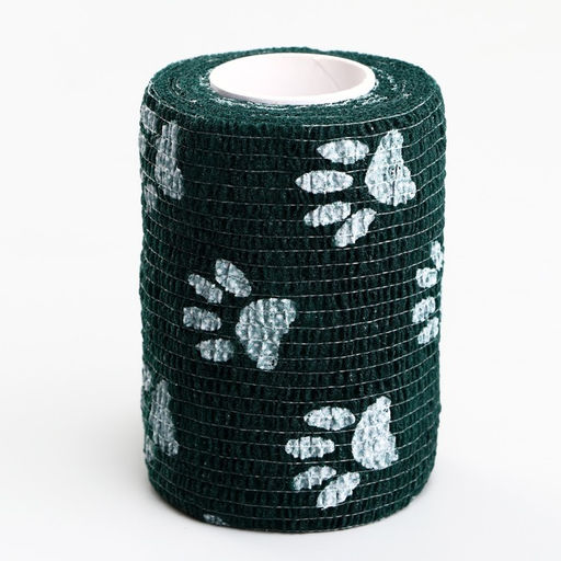 Бинт самофиксирующийся Лапки, 7,5 см, макс. растяжимость 4,5 м, болотный - Пижон фото 2