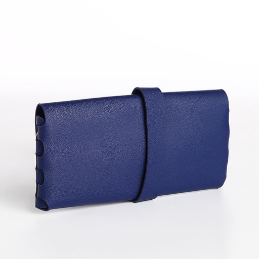Футляр для очков на зацепке, 16.5 х 8.5 х 1 см, цвет синий - Simaland фото 2