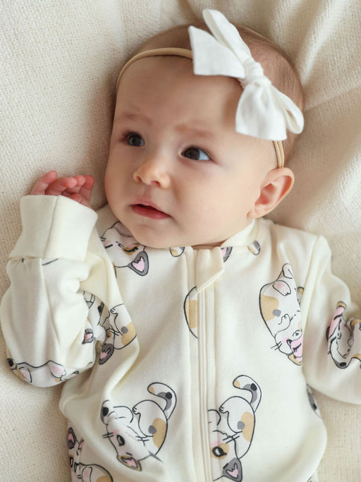 Комбинезон для девочки с принтом Кошечки - Kogankids фото 5