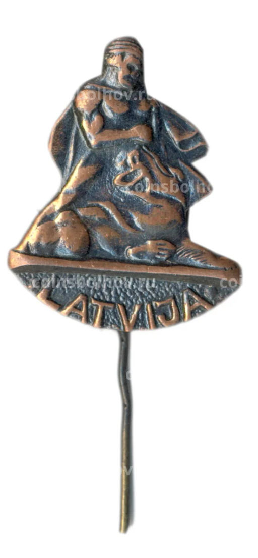 Значок Латвия