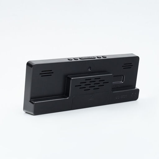 Часы электронные настольные, будильник, термометр, 17.5×6.8 см, красная индикация