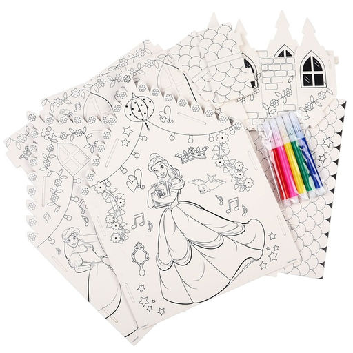 Дом-раскраска 3 в 1 Принцессы, замок, набор для творчества, 16 18 22 см - Disney фото 10