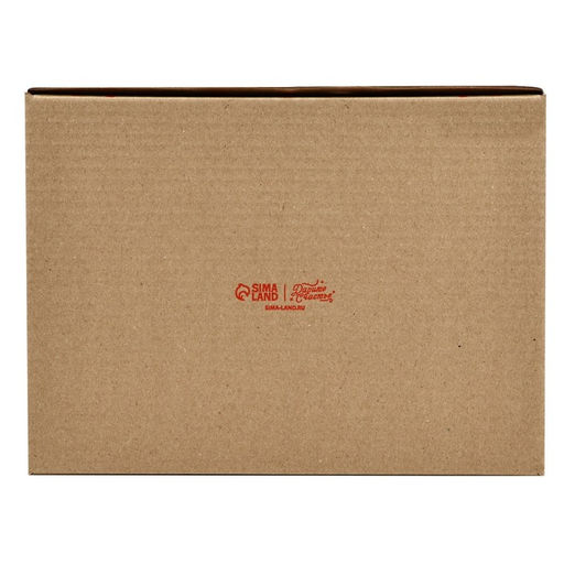 Цена за 2 шт. Коробка новогодняя складная «Новогодние шары», бурый, 27 х 21 х 9 см