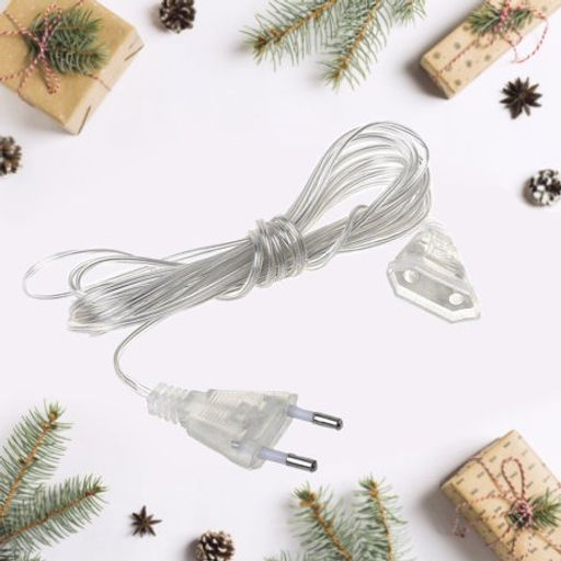 Удлинитель для гирлянды 3 м / D-3M /уп 50/1000/ - ГалеонТрейд фото 3