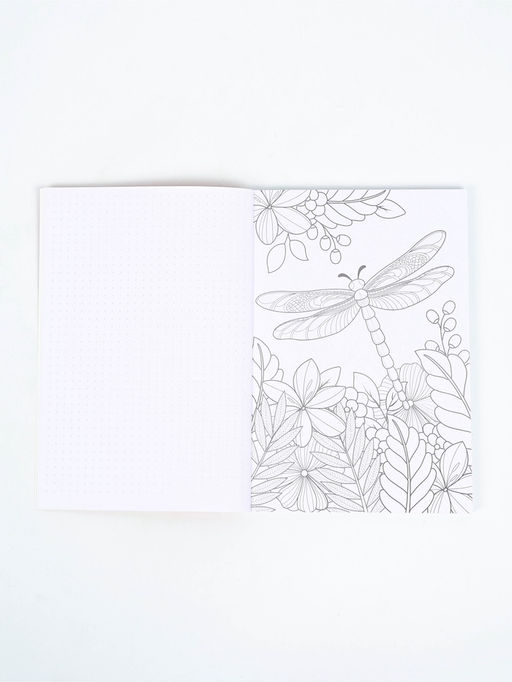 Ежедневник-смэшбук с раскраской "Будь собой", А5 80 листов