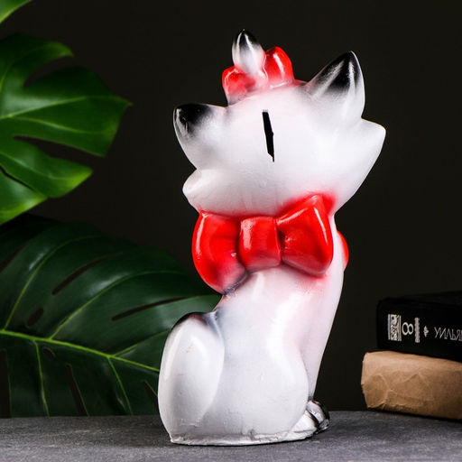 Копилка для денег Кошка LOVE, гипс, 26?14 см