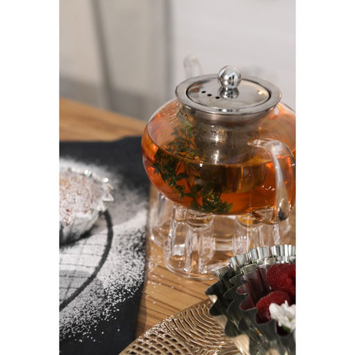 Подставка для подогрева «Хрусталик», d=11 см, стекло, прозрачная