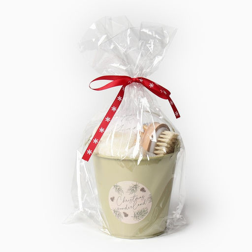 Набор новогодний подарочный «Этель» Christmas wonderland полотенце 30×60 см и аксессуары (4 предмета)