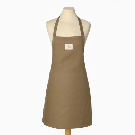 Фартук Этель ECO, цвет оливковый, 60×70 см, 70% хл, 30% лён, 190 г/м²